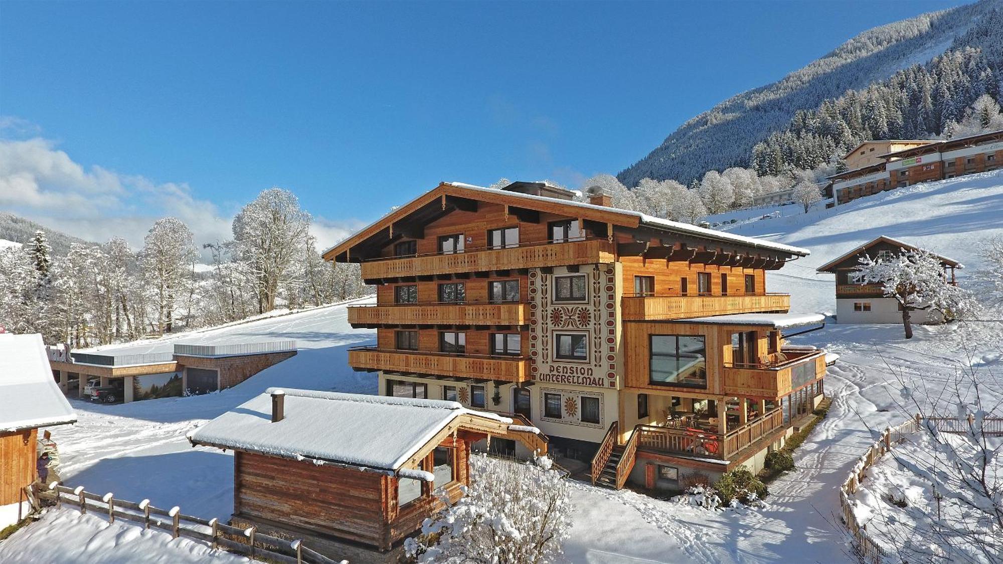 Ski In Ski Out Hotel Unterellmau Σάαλμπαχ-Χίντεργκλεμ Εξωτερικό φωτογραφία